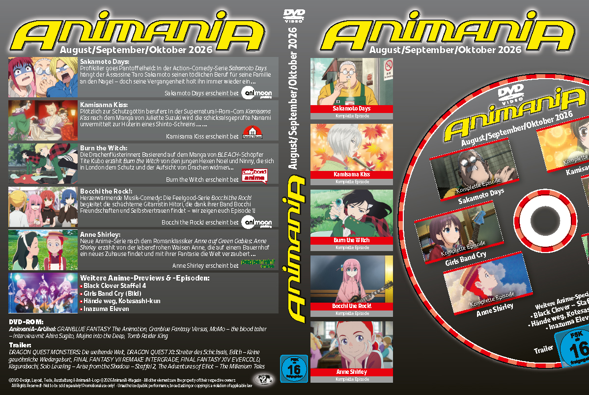 AnimaniA 4/2026 DVD